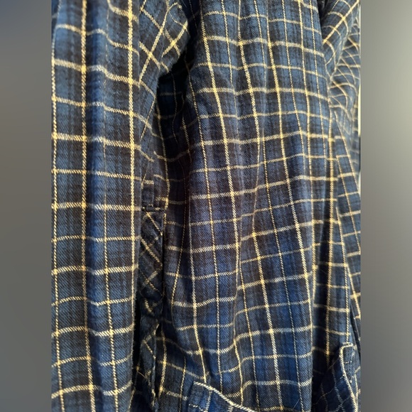 Mens Vintage Tōgo Plaid Cotton Robe - Picture 9 of 11